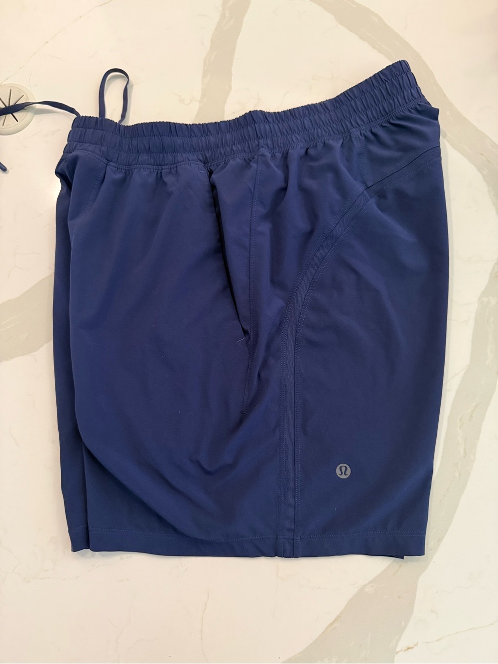 lululemon pace breaker men Shorts, linerless, true navy, 7”, medium